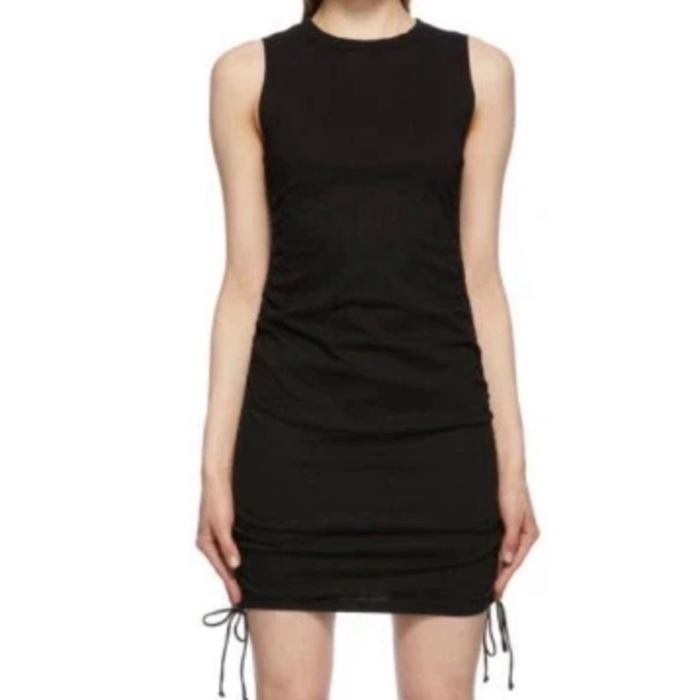 Cotton Citizen Sleeveless Black Mini Dress navy blue size large